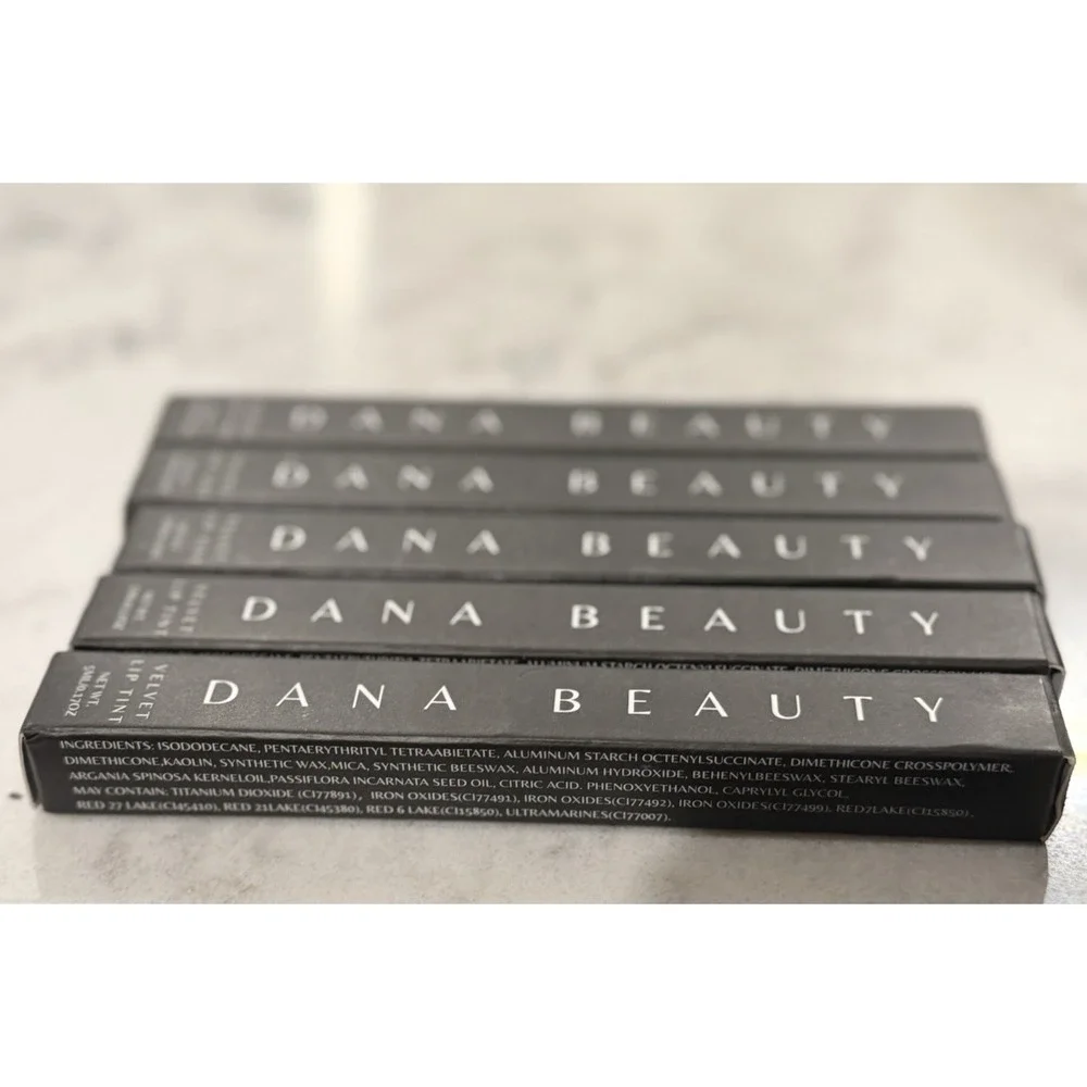 NEW Dana Beauty Velvet Lip Tint Lot of 5 Michelle Louise Jordan Carrie Clowie